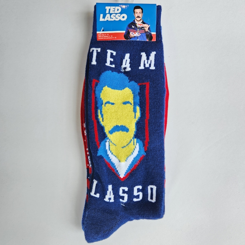 TED LASSO 2 Pack Socks Brand New  Men's Size 6 - 12